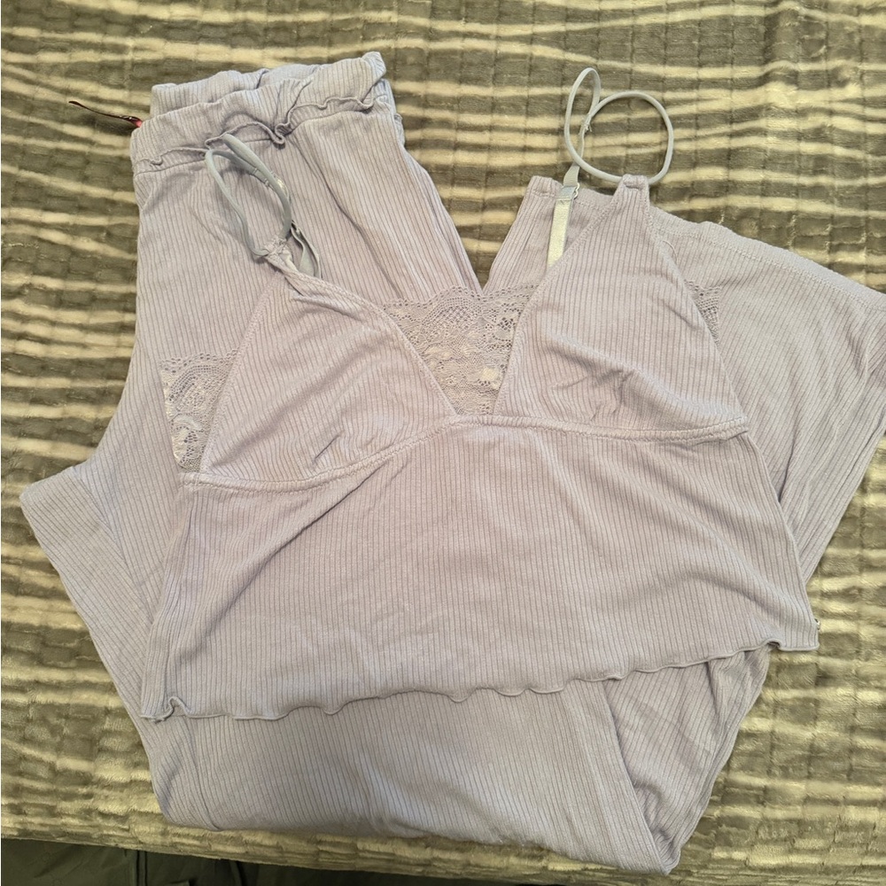 Adore Me Lace Trim Sleepwear Set